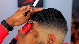 Mid Fade Haircut | Blurriest Fade EVER | ELITE 180 WAVES | How To