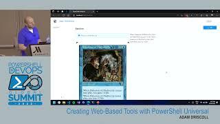 Creating Web-Based Tools with PowerShell Universal by Adam Driscoll