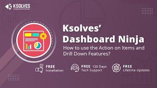 Dashboard Ninja by Ksolves - Part 17: How to use the Action on Items and Drill Down Features