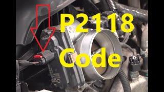 Causes and Fixes P2118 Code: Throttle Actuator Control Motor Current Range / Performance