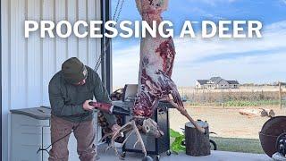 PROCESSING A DEER | DIY Version #deer #venison  #homestead