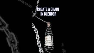 Wrap a Chain Around Any Object in Blender ! #BlenderTips #BlenderTutorial #3DModeling