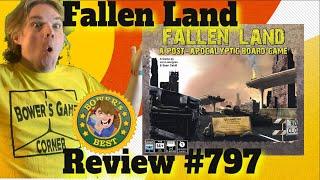 Fallen Land: A Post Apocalyptic Board Game Review - Bower's Game Corner #797*A Truly Epic Boardgame*