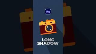 Create Long Shadows For Motion Graphics in After Effects #tutorial