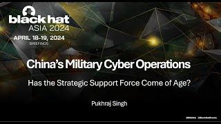 China's Military Cyber Operations: Has the Strategic Support Force Come of Age?