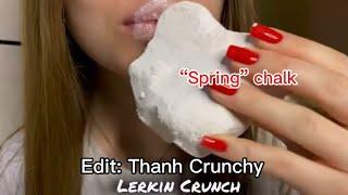 ASMRRelax crunch dry chalk Spring Uslada Vatutin  and lots of clay Turkestan dry🫐