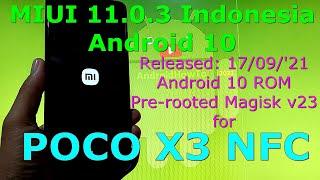 MIUI 11.0.3 Indonesia for Poco X3 NFC (Surya) Android 10