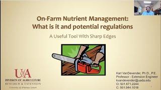 On-Farm Nutrient Management: What it is and potential regulations