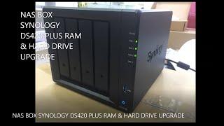 Synology DS420 Plus NAS Box RAM HDD Install | Synology DS420 Plus NAS Box Full Review