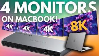 Satechi Dock Review - 8K OR Multiple 4K Monitors on MacBook M1, M2, M3 & M4