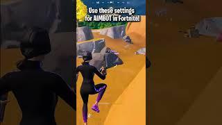 THE *BEST* PC Sensitivity + DPI (PC FORTNITE Chapter 4) AIMBOT SETTINGS  #shorts #Fortnite​​​​​​