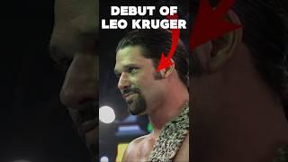 Leo Kruger's WWE DEBUT #wwe #wrestling #shorts