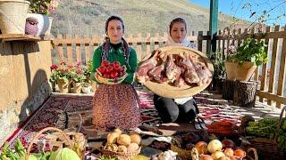 Beware of Your Fingers! Cooking Lamb Shank & Tandoori Bread in a Mountain Village