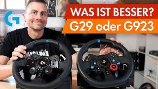 Steering wheel comparison: Logitech G29 or G923 - which wheel is better? (Engl. Subs)