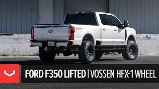 Lifted Ford F350 Lariat on All-New Vossen HFX-1 Wheels | Diesel