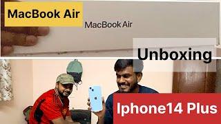 MacBook Air and Iphone14 Plus Unboxing | Kicha Village Vlogs