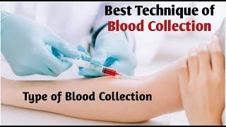 Type of vein puncture I Difficult vein blood collection hindi