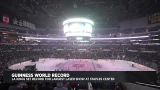 LA Kings Set Guinness World Record For Largest Laser Show