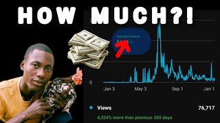 1000 SUBS: How much YouTube paid me; First month payment 2025 #seo