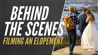 Behind The Scenes Filming an Elopement | Learn How To Film A Wedding
