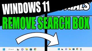 Windows 11 Remove Search Box On Taskbar