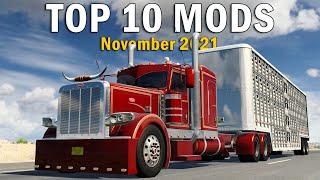 TOP 10 ATS MODS - NOVEMBER 2021 | American Truck Simulator Mods.