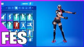 Fortnite Derby Dynamo Skin With all my Fortnite Dances & Emotes!