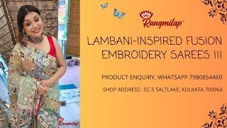 Lambani-Inspired Fusion Embroidery Sarees – A Celebration of Art & Heritage  #everyonehighlights