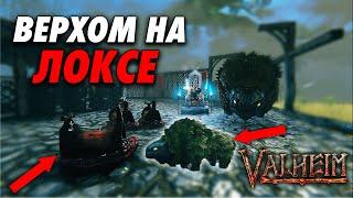 КАК ОСЕДЛАТЬ ЛОКСА VALHEIM | КАК ПЕРЕВОЗИТЬ ЛОКСА?