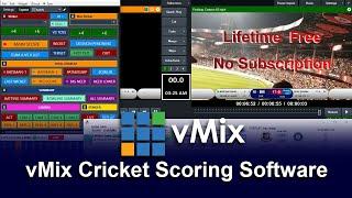 vMix Cricket Scoreboard Software | Cricket Scoring System | Cricket Scoreboard Software