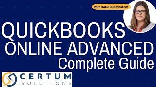 DEMO | QuickBooks Online Advanced - Complete 40-Minute Guide