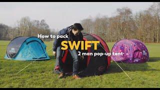 How to Pack a 2 Person Pop Up Tent | Qik Tips | Swift