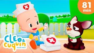 Doctor Cuquín 🩺 y más canciones infantiles para bebés con Cleo y Cuquín