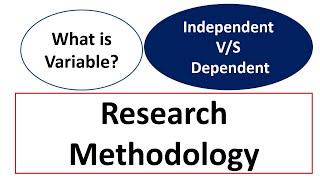 Definition of Variable in Research?-What is Independent and Dependent Variables? Urdu/Hindi