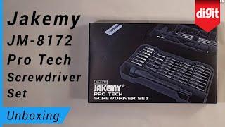 Jakemy Pro Tech JM 8172 Screwdriver Set Unboxing