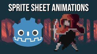 Importing Sprite Animations to a 2D Character - Godot Basics
