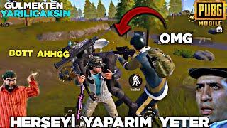 ŞAHANE KIŞKIRTMA  BOT İLE İŞBİRLİĞİ YAPTIM (%101 ÇILDIRTMA)  PUBG MOBİLE KOMİK MONTAJ