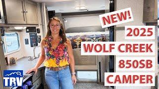 New! 2025 Wolf Creek 850 Truck Camper by Northwood! 4 Seasons, High Quality, w/On Board Generator!!