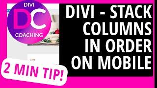 How to set Column Stacking Order on Mobile and Tablet - DIVI