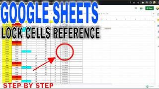  How To Lock Cells Reference In Google Sheets 