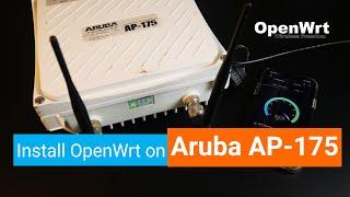 Install OpenWRT on Aruba AP-175