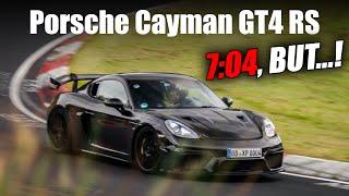 Legit? Porsche Cayman GT4 RS Nürburgring Laptime.