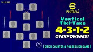4-3-1-2 Vertical Tiki-Taka is Overpowered in eFootball 2023 Mobile