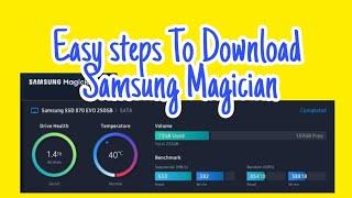 How to Download and Install Samsung Magician Software For SSDs | 5X Speed Boost | DR.VOLTAGE