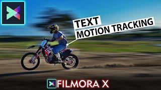 FILMORA X | TEXT MOTION TRACKING | HOW TO USE TEXT MOTION TRACKING IN FILMORA 10 TUTORIAL [HINDI]