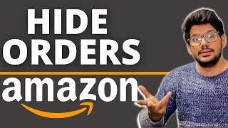 Hide amazon order on phone | hide amazon order in app | How to hide amazon orders on mobile