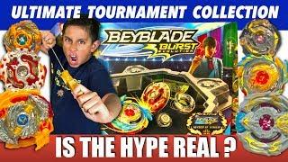 Beyblade Ultimate Tournament Collection Battle Test!  New Hasbro Beyblades Toys !