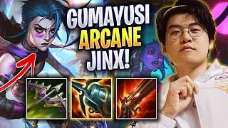 GUMAYUSI IS BACK PLAYING NEW ARCANE JINX IN KOREA! - T1 Gumayusi Plays Jinx ADC vs Ashe!