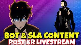 BOT LIVE! POST KR STREAM DISCUSSIONS! CODES & MORE! [Solo Leveling: Arise]