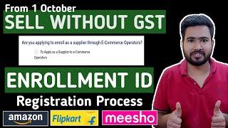 How to Register Enrollment ID on GST Portal |Generate User ID for unregistered Applicant |
